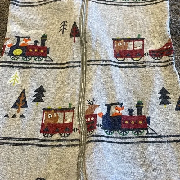 Like new! Snug fit Holiday pajamas from Hanna Andersson. Baby size 6-12 months - Picture 2 of 5